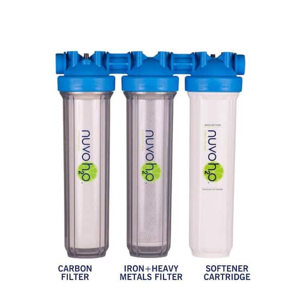 Manor Trio Water Whole House Water Softener Plus Carbon and Iron Filtration System