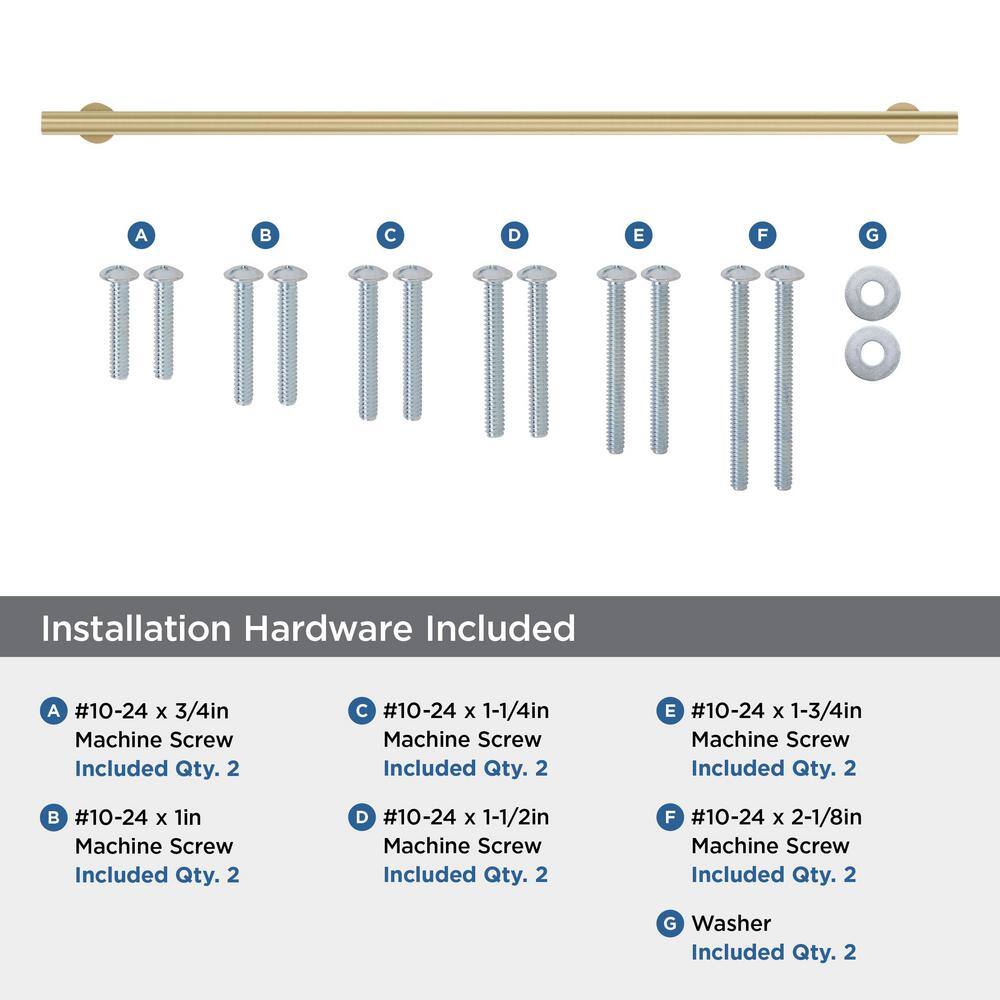 Champagne Bronze 27" Modern Appliance Pull with Mounting Hardware