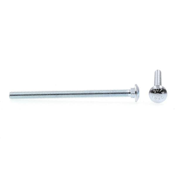 5/16-18 x 5 Carriage Bolt Zinc Plated A307 Set #RD-1146FST Warranity by Pr-Mch Package of 25 pcs