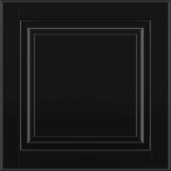 Portola 11 9/16-in. W x 3/4-in. D x 11 1/2-in. H in Painted Biscotti Glaze Cabinet Door Sample