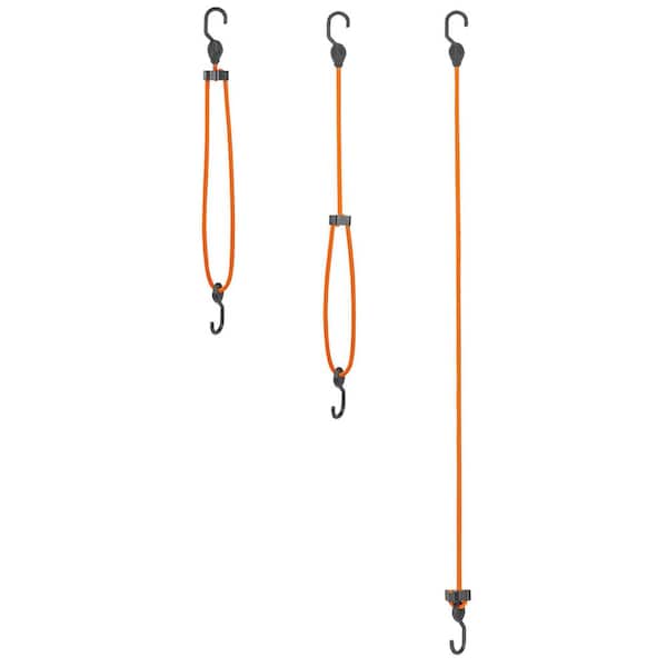 SmartStraps Super Strong, Adjustable Bungee Cord with Hooks Value
