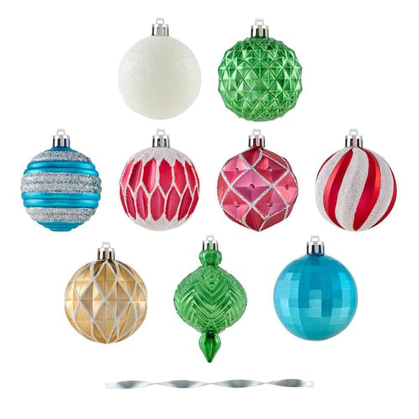 Home Accents Holiday Fantasleigh 60 mm Shatterproof Ornament (101-Pack)
