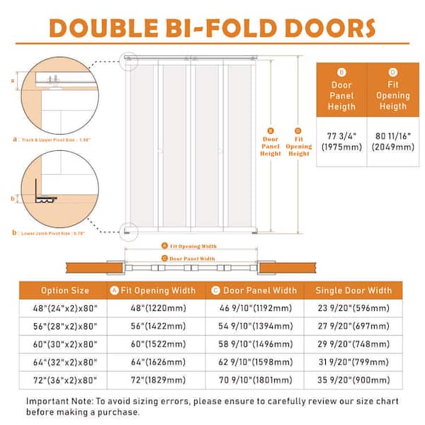 TENONER 72 in. x 80 in. 3-Lite Clear Glass Solid Core White PVC