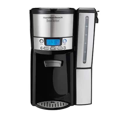 KIDISLE 10 Cup Programmable Coffee Maker 2.0, Drip Coffee Machine with  Touch Screen, Glass Carafe, Reusable Filter, Warming Plate, Regular &  Strong Brew for Home and Office, Stainless Steel 