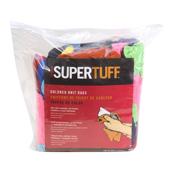 Trimaco SuperTuff 8 lb. Bale Colored Knit Painter's Rags