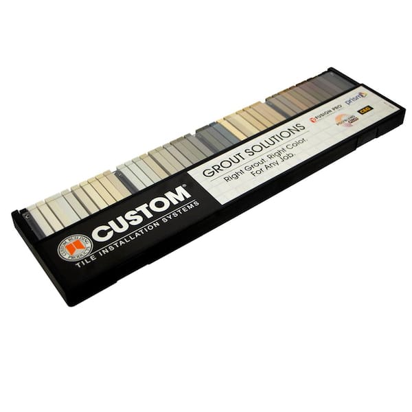Custom Building Products Grout Solutions Color Sample Kit - 40 Colors