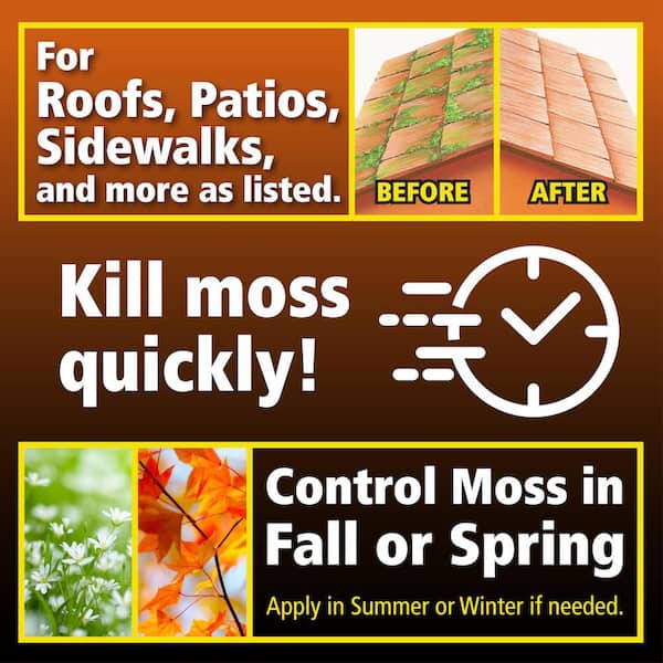 6 lb. 6,000 sq. ft. Roof and Walkway Moss Killer Granules