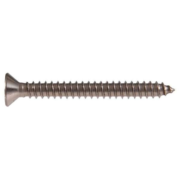 Hillman #10 1-1/2 in. Phillips Flat-Head Sheet Metal Screws (10-Pack)