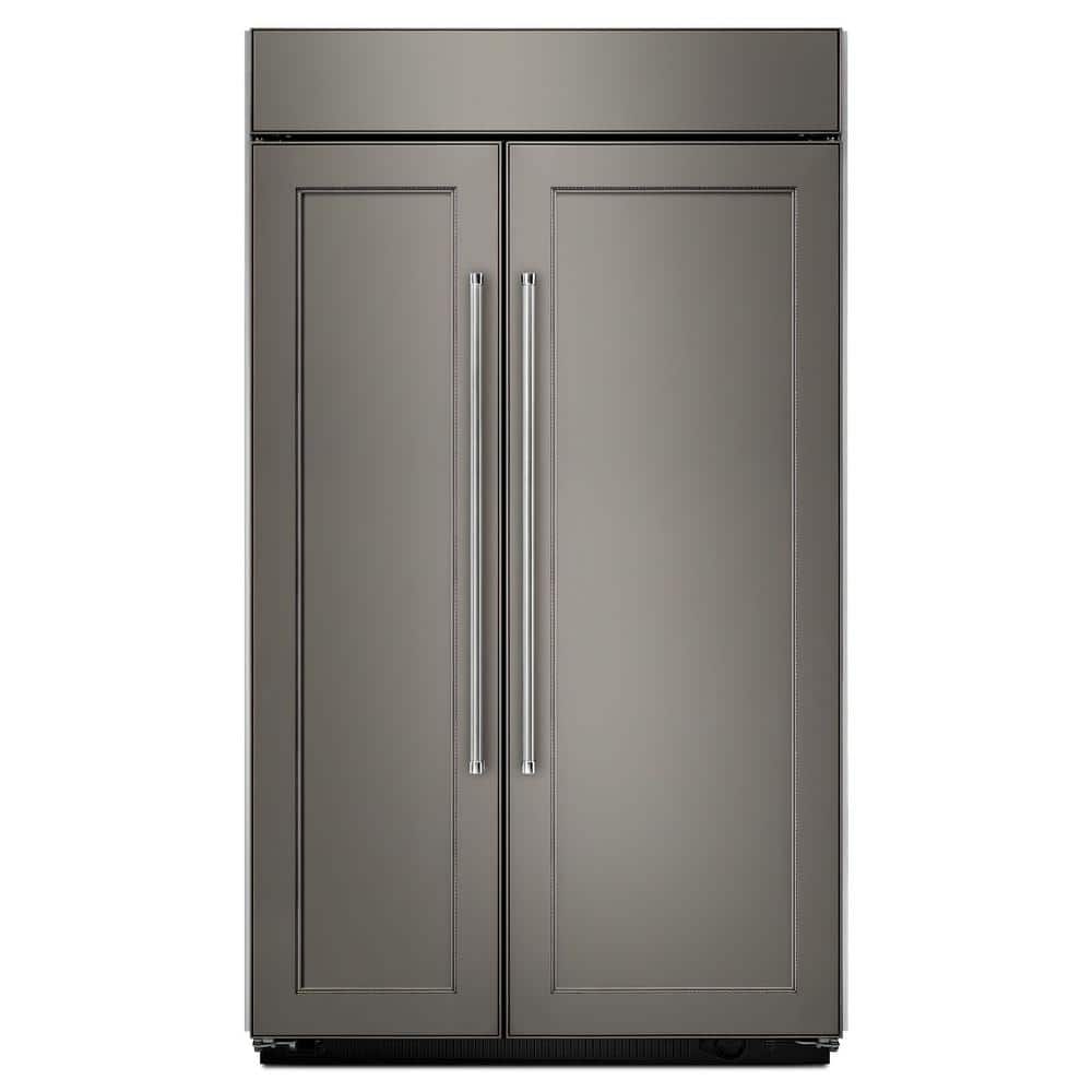 25.5 cu. ft. Built-In Side by Side Refrigerator in Panel Ready