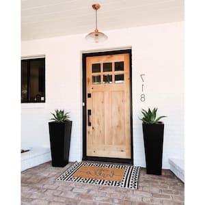 Krosswood Craftsman Rustic Knotty Alder Prehung Entry Door