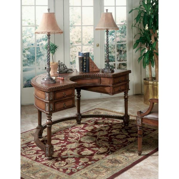 Design Toscano Clemenceau Partners Mahogany Writing Desk