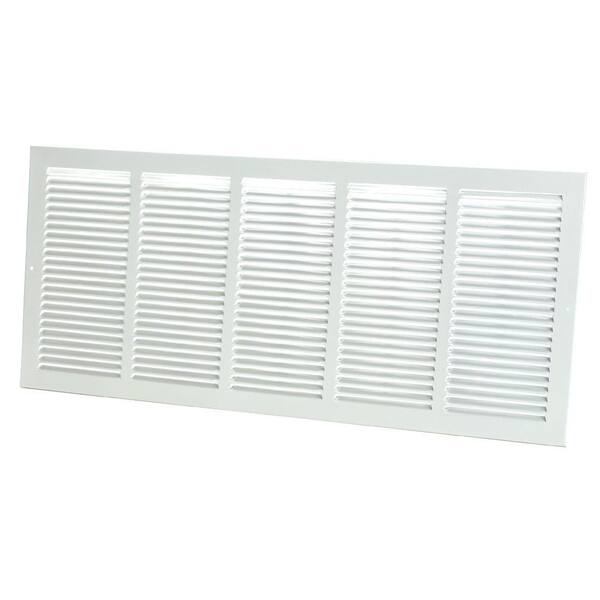 8 Inch Rounded Register Hart & Cooley 8 in. x 30 in. Steel Register with Grille 029135 - The ...