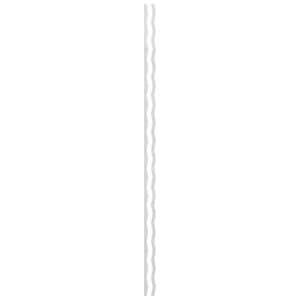 Eastport 0.125 in. T x 0.13 ft. W x 8 ft. L White Acrylic Resin Decorative Wall Paneling 44-Pack