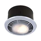 70 CFM Ceiling Bathroom Exhaust Fan with Light and Heater