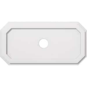 28 in. W x 14 in. H x 3 in. ID x 1 in. P Emerald Architectural Grade PVC Contemporary Ceiling Medallion