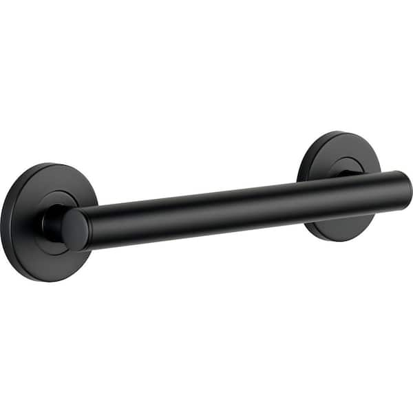 Slotted Screw Matte Black Towel Bars, CB2