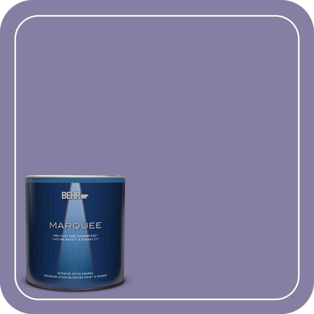 1 qt. #640D-6 Chinese Violet Satin Enamel Interior Paint & Primer price history on PriceWatchPro