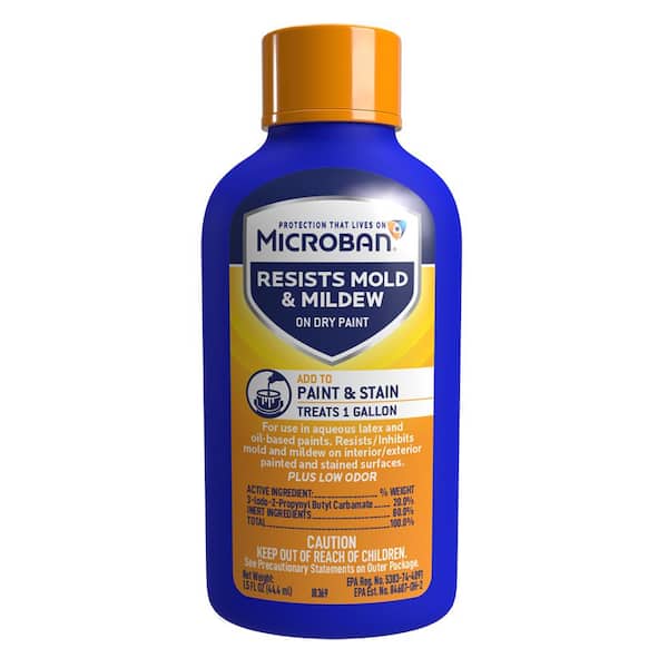 Microban Resistant Mold and Mildew Paint & Stain Additive 1.5 Fl. Oz.