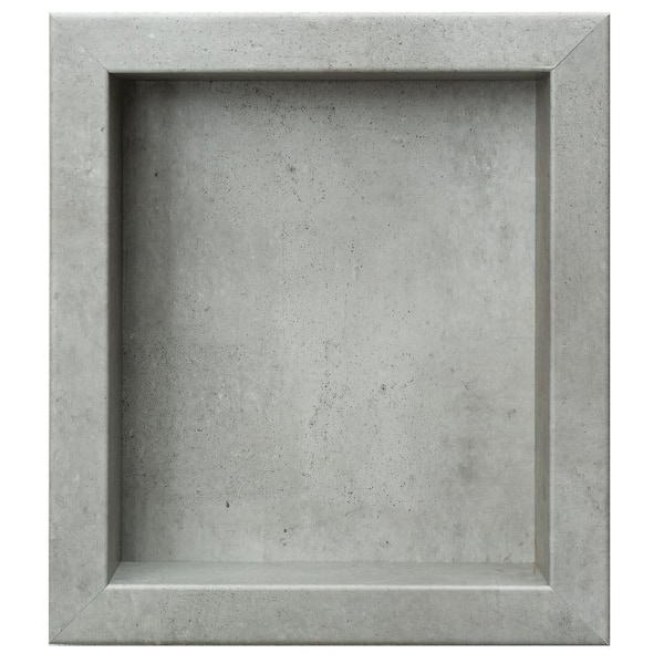 PALISADE 15.5 in. W x 3.75 in. H x 17.5 in. D Vinyl Waterproof Shower Niche Insert in Frost Nickel