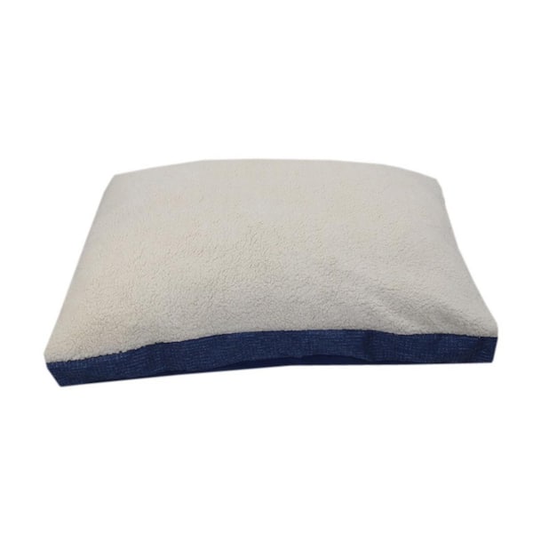 Unbranded Sherpa Checkered Gusset Blue Bed