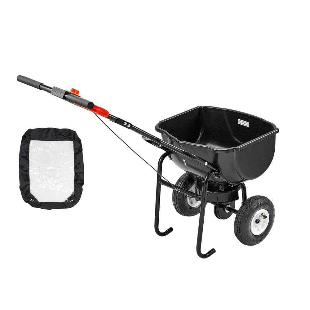 60 lb. Walk Behind Broadcast Spreader, 9.8 ft. Push Spreader with Hopper Grate and 8 in. Pneumatic Tires price history on PriceWatchPro