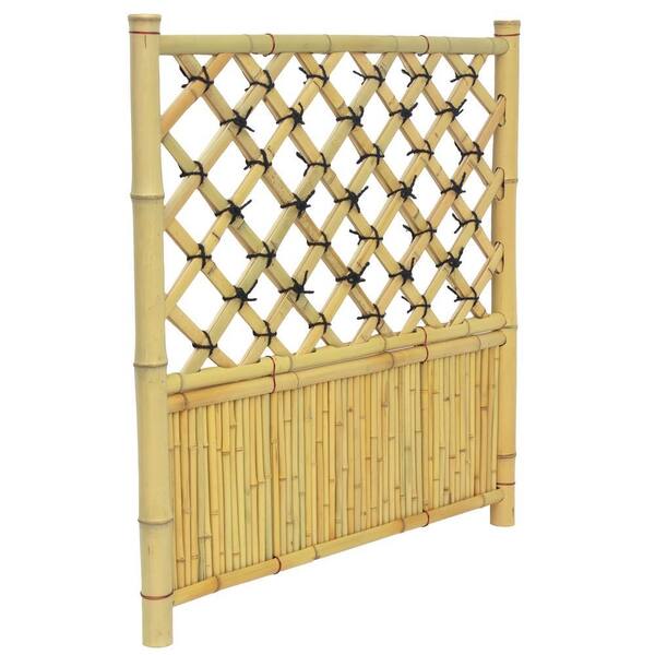 80サイズおまとめ☆j bambooページです✨️ RED LANTERN Bamboo Garden Fence Hoshi Zen Panel - Natural WD20483