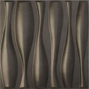 19 5/8 in. x 19 5/8 in. Fairfax EnduraWall Decorative 3D Wall Panel, Weathered Steel (Covers 2.67 Sq. Ft.)