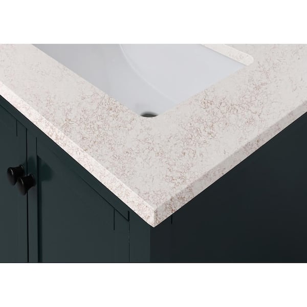 Avanity 31 W x 22 D Alluring Quartz White Rectangular