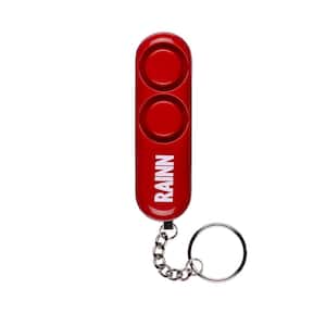 Personal Alarm - Red Key Chain with Loud Attention Grabbing Siren