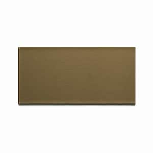 Long Grain 6 in. x 3 in. Brushed Bronze Metal Decorative Wall Tile (8-Pack)