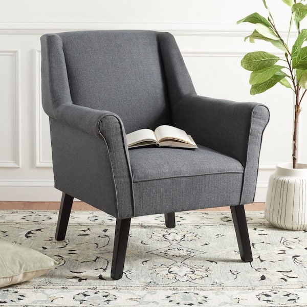 dark gray armchair