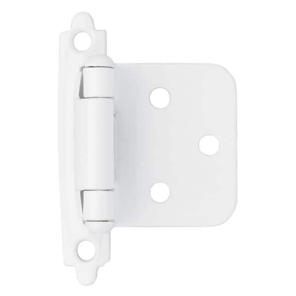 Variable Overlay Self Closing Face Mount Cabinet Hinge