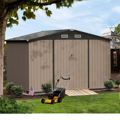 Handy Home Products Manhattan 12 ft. x 24 ft. Garage Wood Storage Shed (288  sq. ft) 19593-8 - The Home Depot