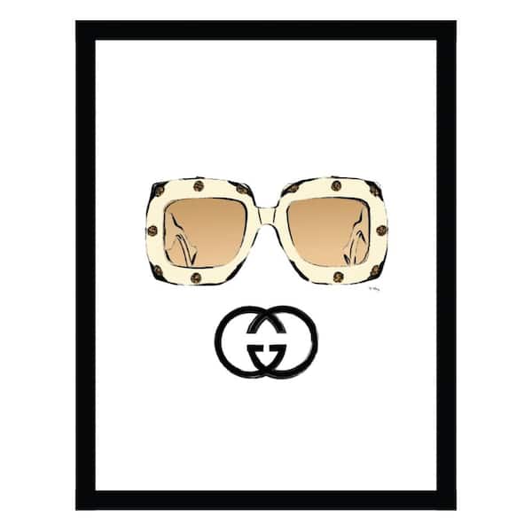 VENICE BEACH Collections Fashion Glam Designer Sunglasses by Fairchild Paris 1-Piece Framed Graphic Print Abstract Poster Art Print 18 in.x14 in.