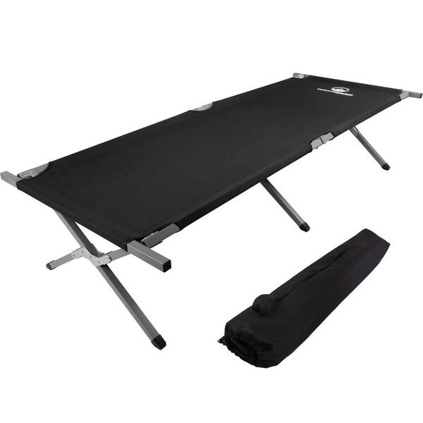Kampa Folding Camp Bed – Single Army Style Packaway Guest Bed For Camping