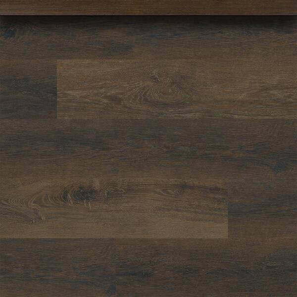 Aged Walnut 0.75 in. T x 2.75 in. W x 94 in. L Luxury Vinyl Flush Stairnose Molding