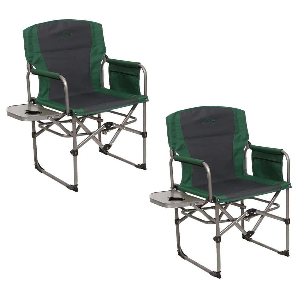 mac sports folding director's chair with side table and cooler