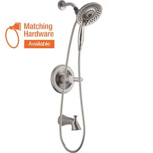 Lahara In2ition Rough Included Single-Handle 5-Spray Tub and Shower Faucet 1.75 GPM in Brushed Nickel Valve Included