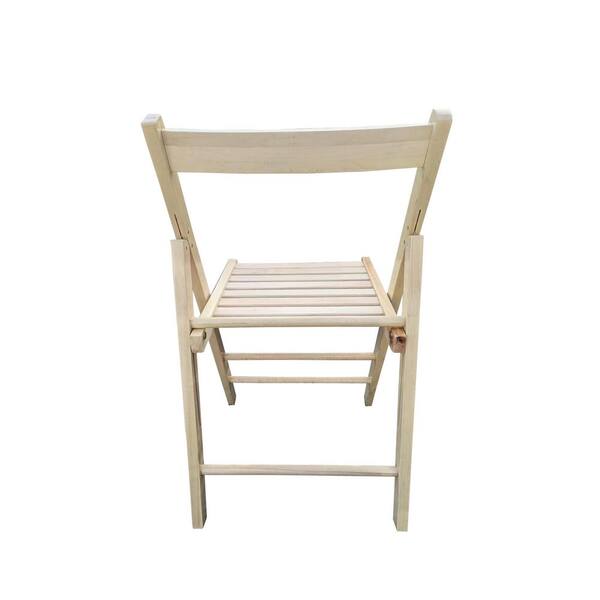 Otryad 17 in. W x 19 in. D x 31 in. H Solid Wood Folding