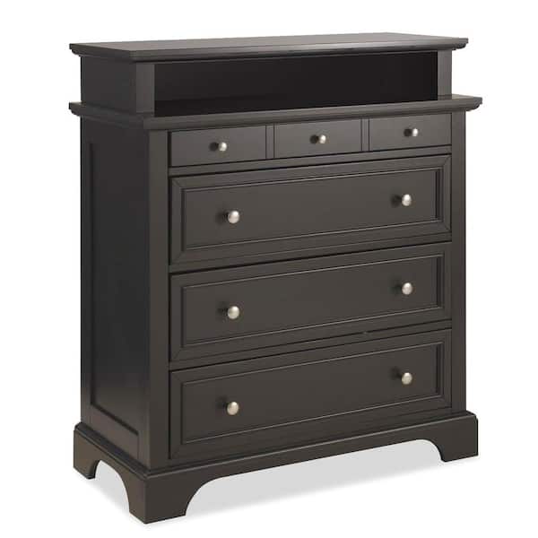 Home Styles Bedford 4-Drawer Black Chest