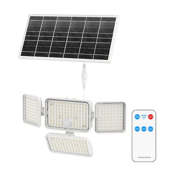SANSI 12-Watt 1500 Lumen 6500K 4000mAh Integrated LED Solar Motion
