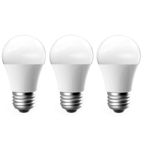 EcoSmart 60-Watt Equivalent A15 Dimmable LED Light Bulb Soft White (3-Pack)