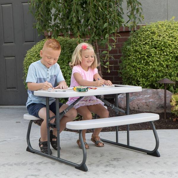 Reviews for Lifetime Children's 24 in. W Square Almond Folding Table