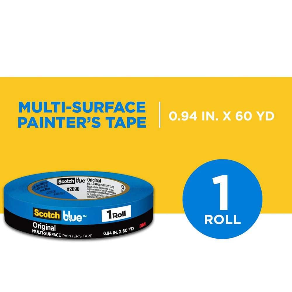 3M ScotchBlue 0.94 in. x 60 yds. Original Multi-Surface Painter's Tape
