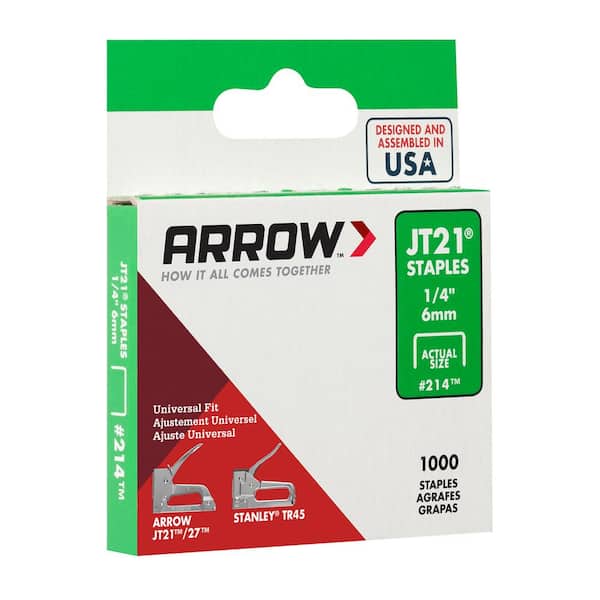 Amazon.com : Arrow Fastener 214 Genuine JT21 1/4-Inch