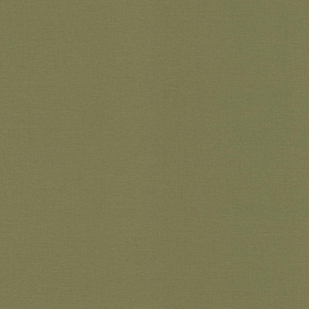 Umi Green Faux Linen Non-Pasted Vinyl Wallpaper