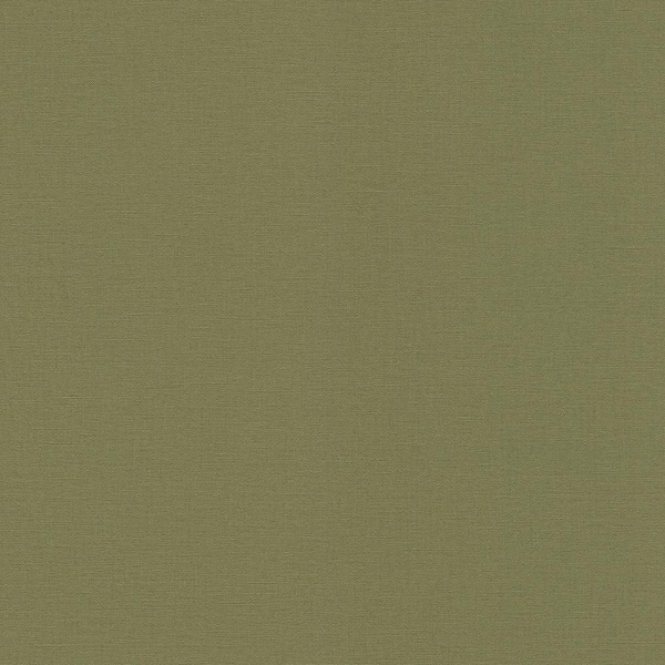 Advantage Umi Green Faux Linen Non-Pasted Vinyl Wallpaper