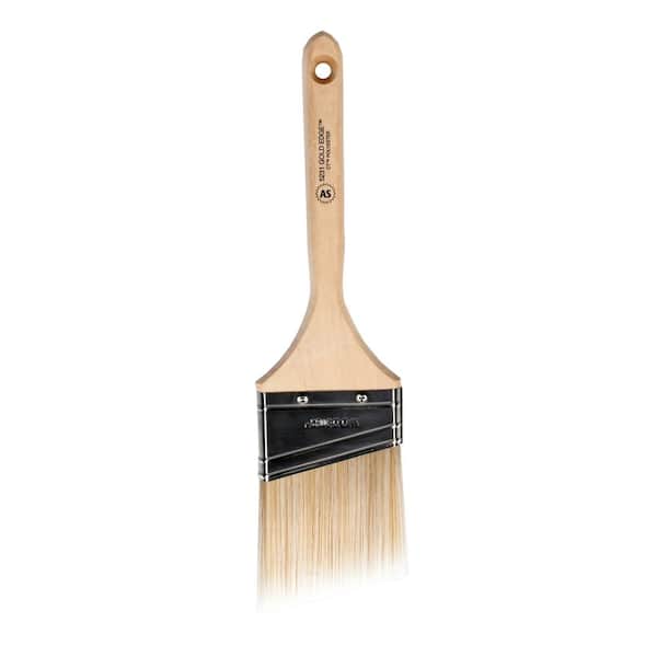 3 in. Gold Edge Polyester Angle Sash Brush