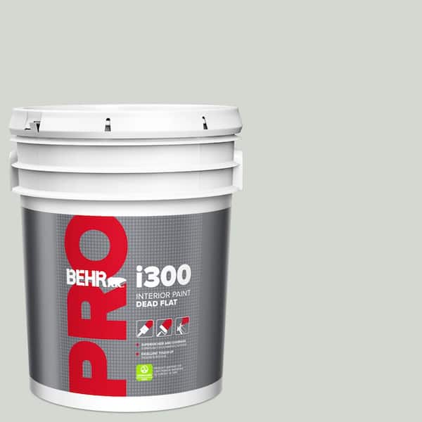 BEHR PRO 5 gal. #N410-2 Brook Green Dead Flat Interior Paint PR31005 ...