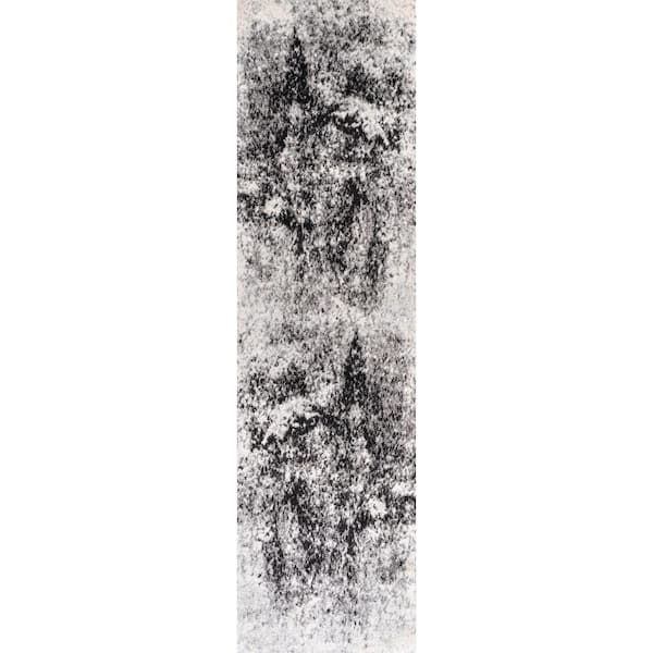 JONATHAN Y Dune Modern Abstract Cream/Gray 2 ft. x 8 ft. Runner Rug